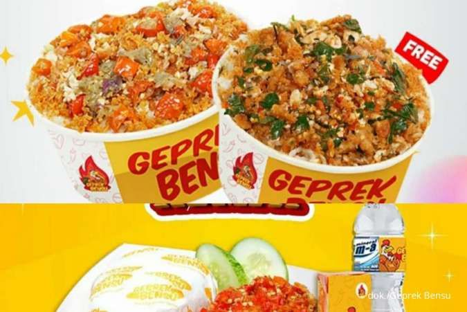 Promo Geprek Bensu Hari Ini 3 Januari 2023, Beli 1 Gratis 1 Menu Ayam Tumbuk