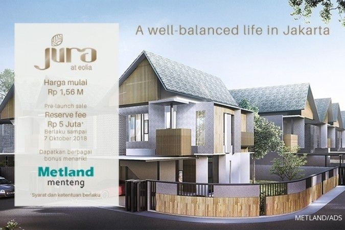 Jura, Rumah Eco-Modern Tropical di Metland Menteng