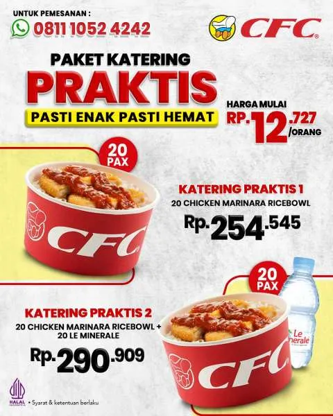 Promo CFC Paket Katering Praktis