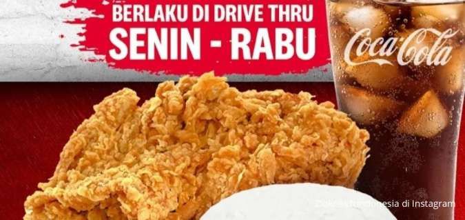 Promo KFC Sampai Rabu 15 Maret 2023, Promo Super Besar Spesial Drive Thru