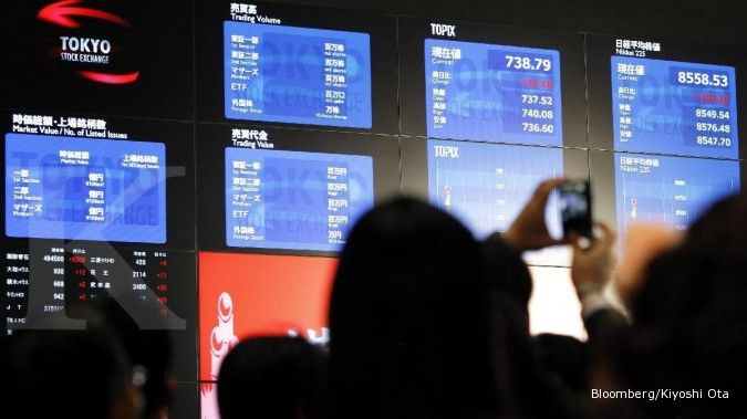 Bursa Asia di luar Jepang berwajah muram