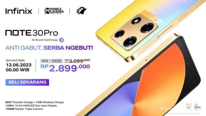 Infinix Note 30 Pro Harga Terbaru April 2025, Desain Mewah & Fitur Sultan!