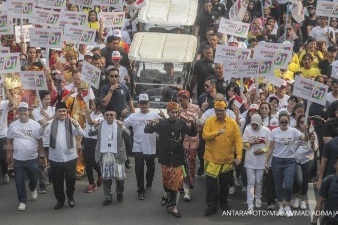 Protes ke KPU, SBY 'walk out' saat karnaval kampanye damai Pemilu 2019