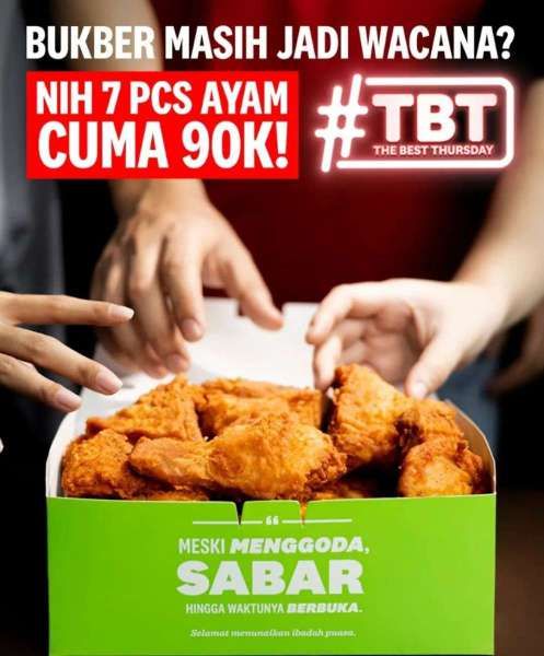 Promo KFC The Best Thursday Terbaru 13 April 2023