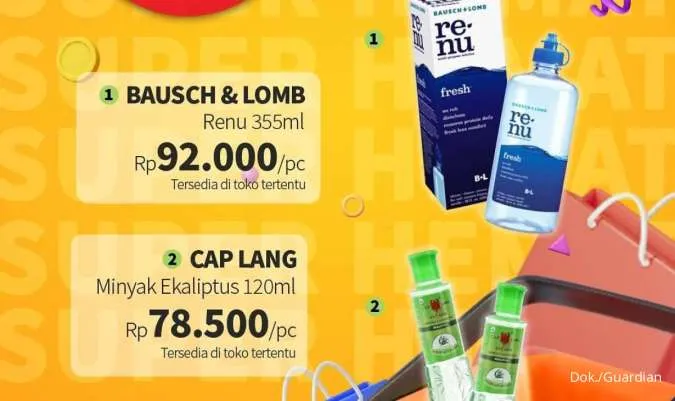 Promo Guardian Super Hemat hingga 5 Maret, Tambah Rp 1.000 Dapat 2 Aveeno Body Wash
