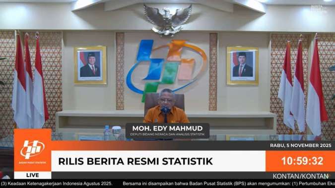 Sesuai Konsensus, Ekonomi Indonesia Tumbuh 5,04% di Kuartal III-2025