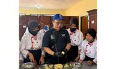 Ratusan Siswa SMKN 3 Kediri Belajar Buat Roti dari Bogasari 