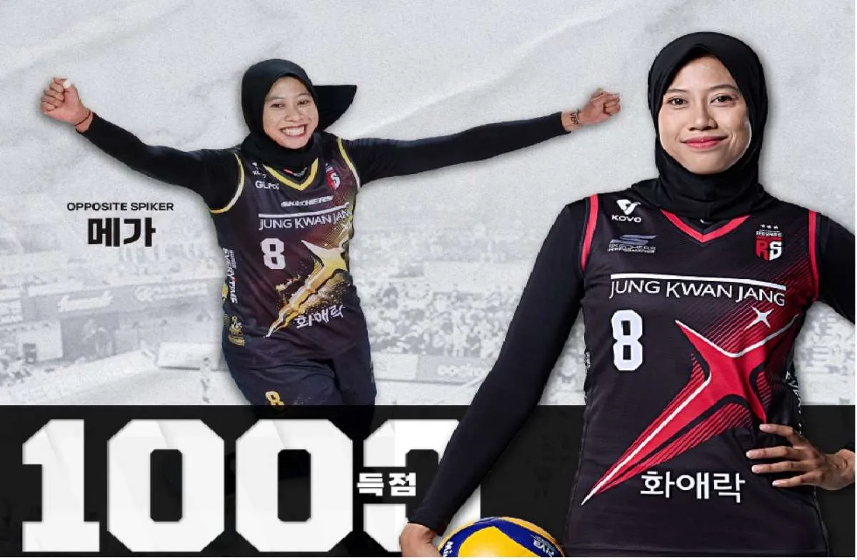 Megawati Cetak Rekor 1.000 Poin Bersama Red Sparks di Liga Voli Korea Selatan