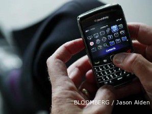 Gangguan layanan Blackberry menyebar ke Amerika Serikat