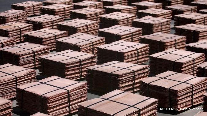 Penguatan harga tembaga hanya temporer