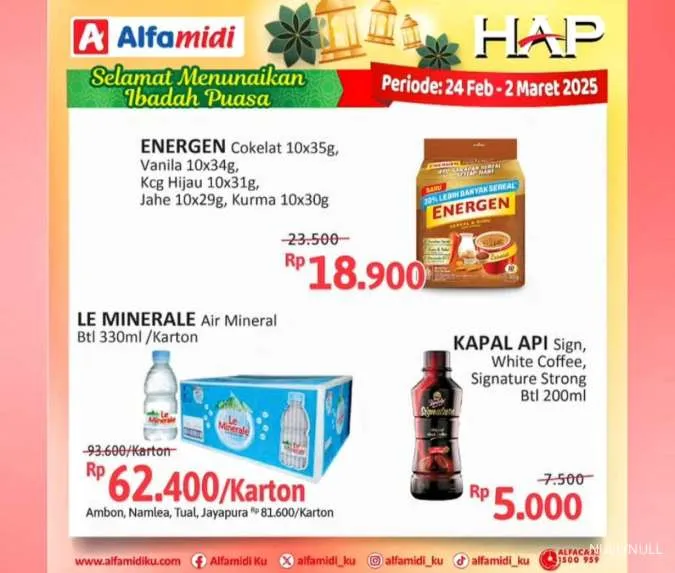 Promo Alfamidi Hemat Satu Pekan Periode 24 Februari-2 Maret 2025