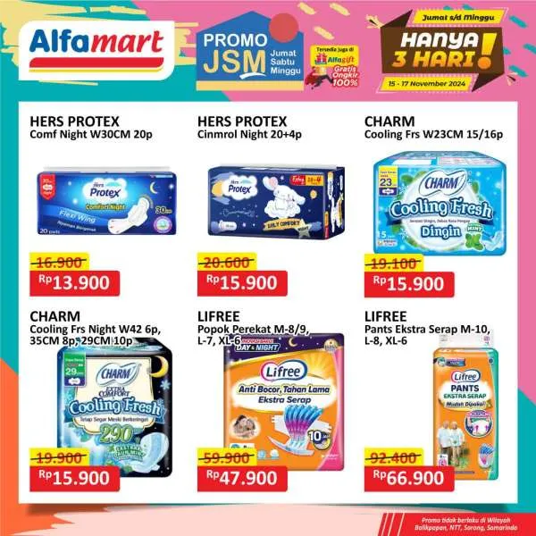 Promo JSM Alfamart Periode 15-17 November 2024