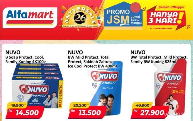 Promo JSM Alfamart Periode 17-19 Oktober 2025, Aneka Sabun Cair Lebih Murah Promo JSM Alfamart Periode 17-19 Oktober 2025, Aneka Sabun Cair Lebih Murah