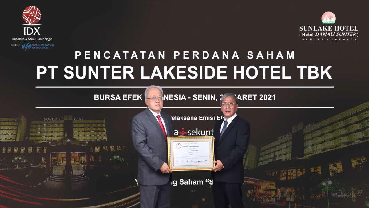 Hotel Sunter Lakeside (SNLK) dikabarkan mau merger, ini kata pengamat