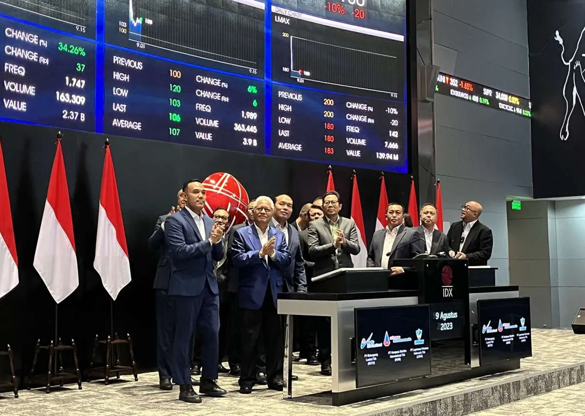 Saham Lupromax Pelumas (LMAX) Anjlok 10% pada Perdagangan Perdana Rabu (9/8)