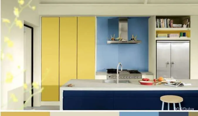 Dapur dengan warna kuning