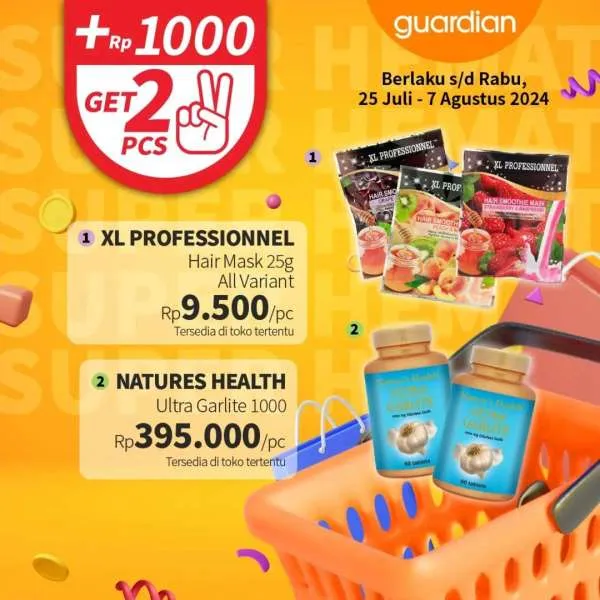 Promo Guardian Super Hemat Periode 25 Juli-7 Agustus 2024