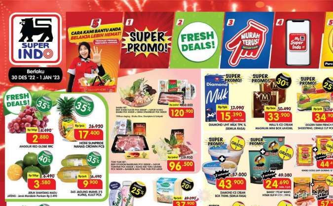 Harga Promo JSM Superindo 30 Desember 2022-1 Januari 2023, Diskon Besar Akhir Tahun