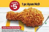 Promo McD Hari Ini, Beli 1 Ayam Rp 5.000 via McDelivery di Paket I Love Monday