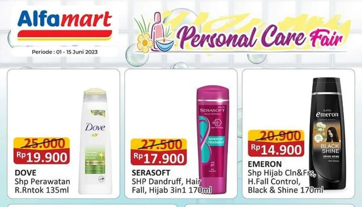 Promo Alfamart Personal Care Fair 1-15 Juni 2023, Produk Perawatan Tubuh Lebih Hemat