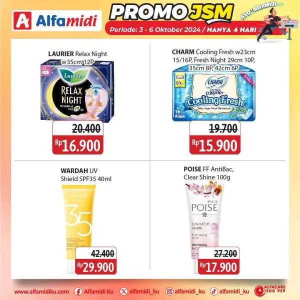 Promo JSM Alfamidi Hanya 4 Hari Periode 3-6 Oktober 2024