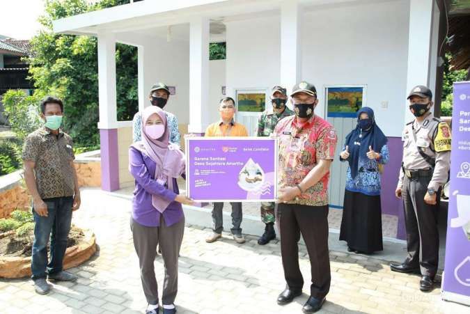 Amartha Dan Rumah Zakat Resmikan Sarana Sanitasi Desa Sejahtera Amartha Di Cirebon
