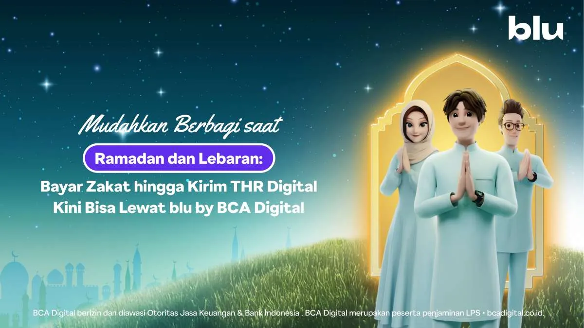 Tips Bayar Zakat dan Beri THR Lewat blu by BCA Digital