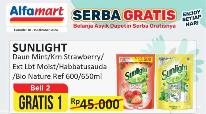 Promo Alfamart s/d 15 Oktober 2024, Beli 1 Gratis 1 Stella Pengharum Ruangan