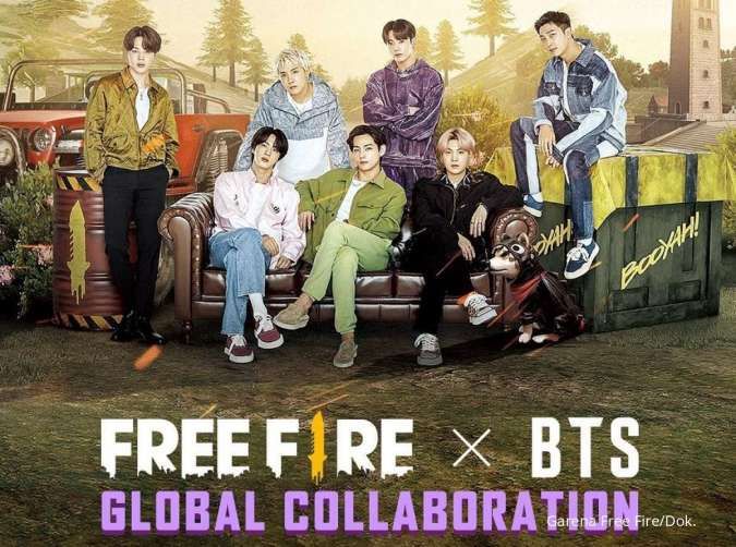 FF X BTS: Para Idol Main Bareng, Joget Ala Emot Free Fire, Hingga Mendesain Kostum