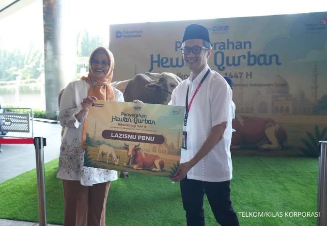 Semangat Berbagi Iduladha, TelkomGroup Salurkan 910 Hewan Kurban