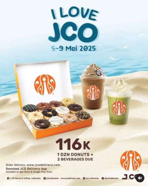 Promo I Love J.CO 5-9 Mei 2025