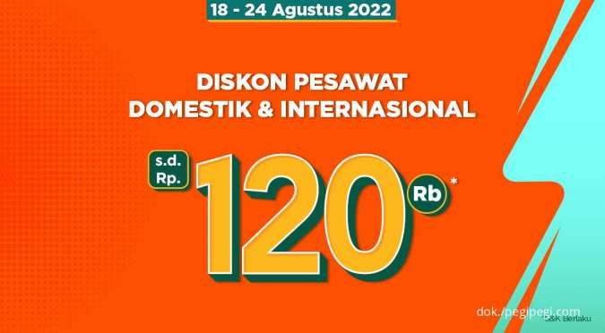 Promo Salecation PegiPegi, Diskon Tiket Pesawat Domestik & Internasional Rp 120.000