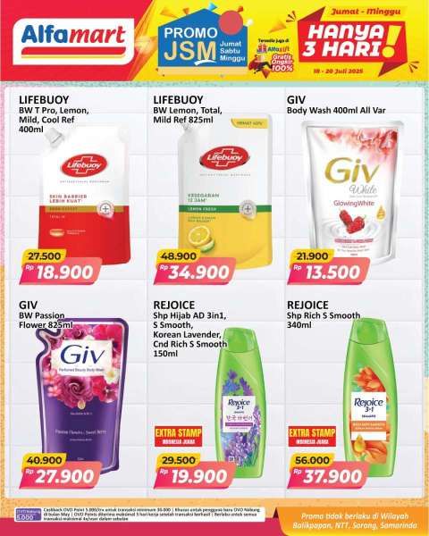 Promo JSM Alfamart 18-20 Juli 2025