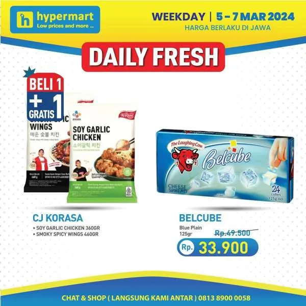 Promo Hypermart Hyper Diskon Weekday Periode 5-7 Maret 2024