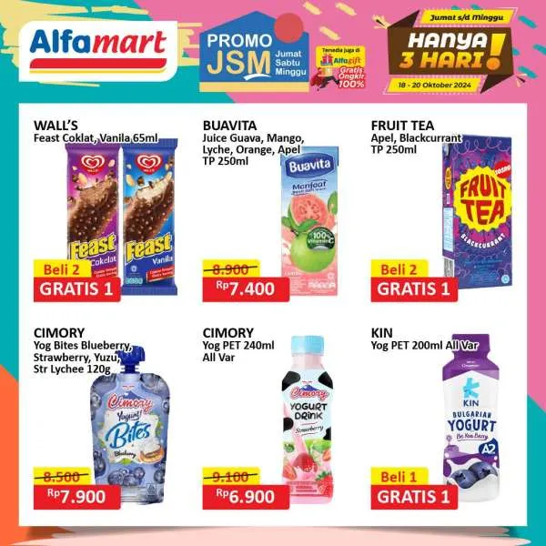 Promo JSM Alfamart Weekend 18-20 Oktober 2024