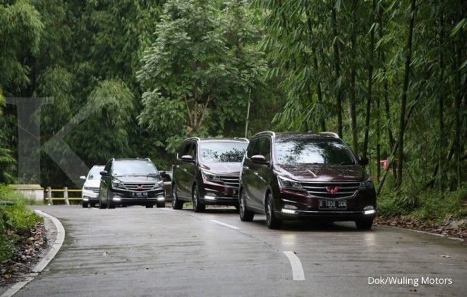 Test-Drive Wuling Cortez Semarang-Magelang rampung