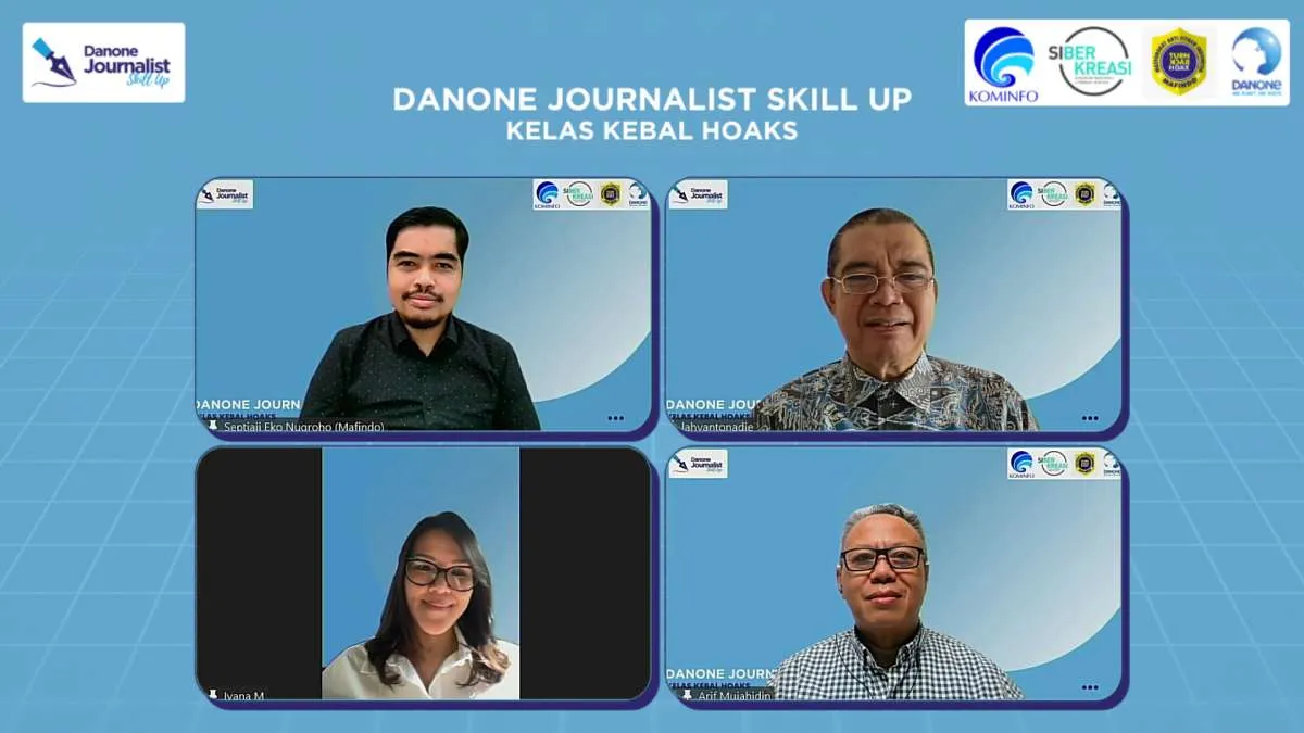 Danone Berkolaborasi dengan Kemkominfo, Dewan Pers & MAFINDO Gelar Kelas Kebal Hoaks