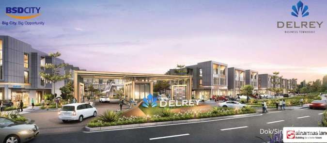 Sinar Mas Land Hadirkan Delrey, Area Komersial Terbaru Business Townhouse di BSD City