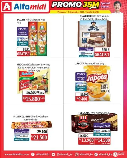 Promo JSM Alfamidi Hanya 4 Hari Periode 4-7 September 2025