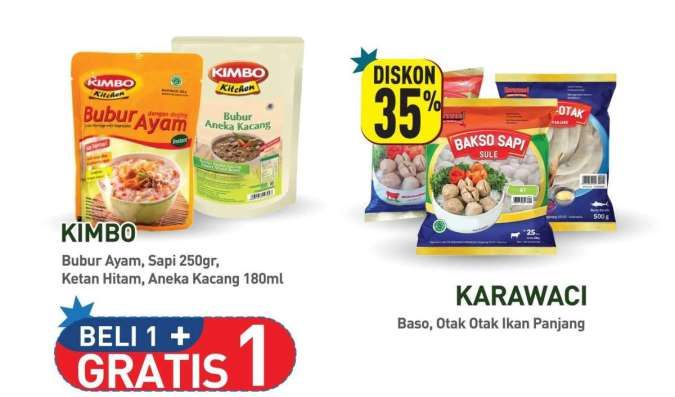 Kiwi-Bubur Instan Beli 1 Gratis 1, Cek Promo JSM Hypermart Periode 25-28 Oktober 2024