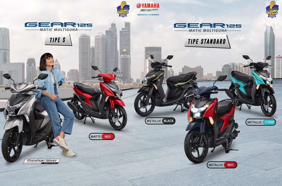 Yamaha GEAR 125 Punya Tampilan Baru Memasuki Tahun 2022, Dijual Mulai Rp 17 Jutaan