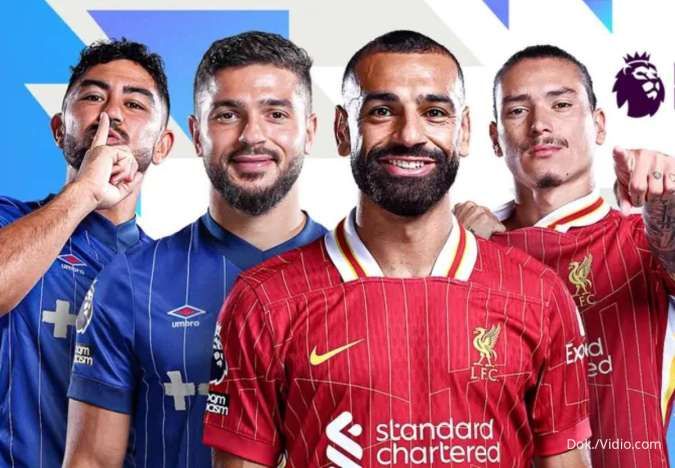 Jadwal Liga Inggris Hari Ini (17/8) Ipswich vs Liverpool, Cek Link Streaming