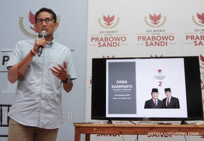 Survei internal yakinkan Prabowo-Sandi dapat kejar elektabilitas Jokowi-Ma'ruf