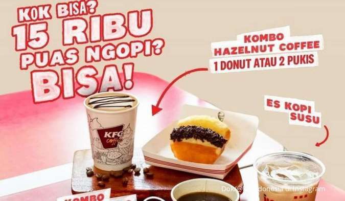 Promo KFC Terbaru di Bulan Juni 2022, Puas Ngopi Ditambah Camilan Hanya Rp 15.000-an
