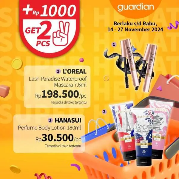 Promo Guardian Super Hemat Periode 14-27 November 2024