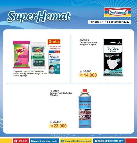 Katalog Promo Indomaret Super Hemat Mingguan 7-13 September 2022