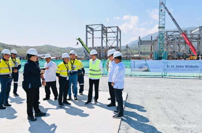 Jokowi Optimistis Smelter Amman Mineral (AMNT) Rampung Pertengahan 2024