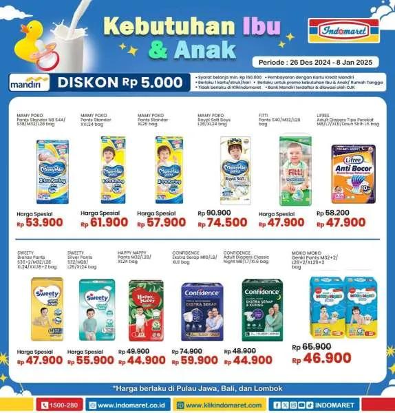 Promo Indomaret Super Hemat Periode 26 Desember 2024-8 Januari 2025