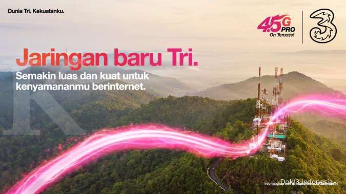 Perluas jaringan, 3 Indonesia bangun BTS 4G di 70 desa terpencil