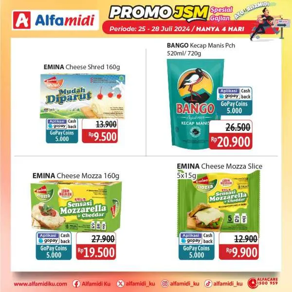 Promo JSM Alfamidi Hanya 4 Hari Spesial Gajian Periode 25-28 Juli 2024